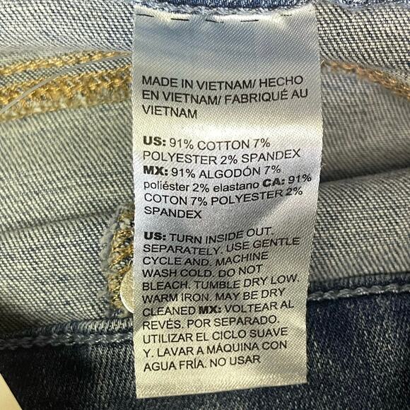 Chico’s pull on ankle stretch denim leggings blue jeans women’s size 8 regular - Picture 4 of 6